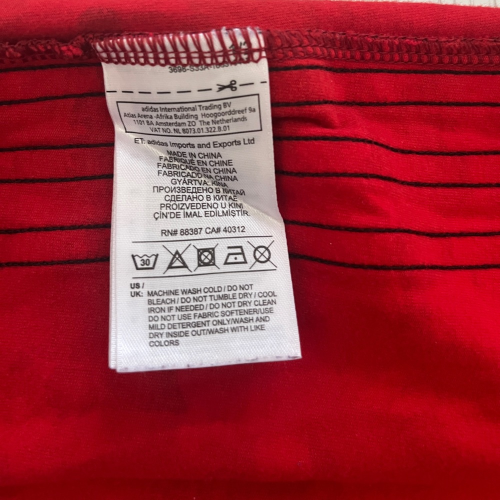 Adidas Women's Floral Mini Skirt 3-Stripe Sporty Streetwear L - Picture 4 of 7